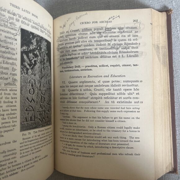 Third Latin Book by Ullman Henry White Hardcover Published 1934 - Picture 9 of 12